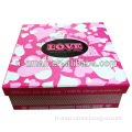 Pink Color Box,Packaging Box with hot stamping,Apparel Packaging Box